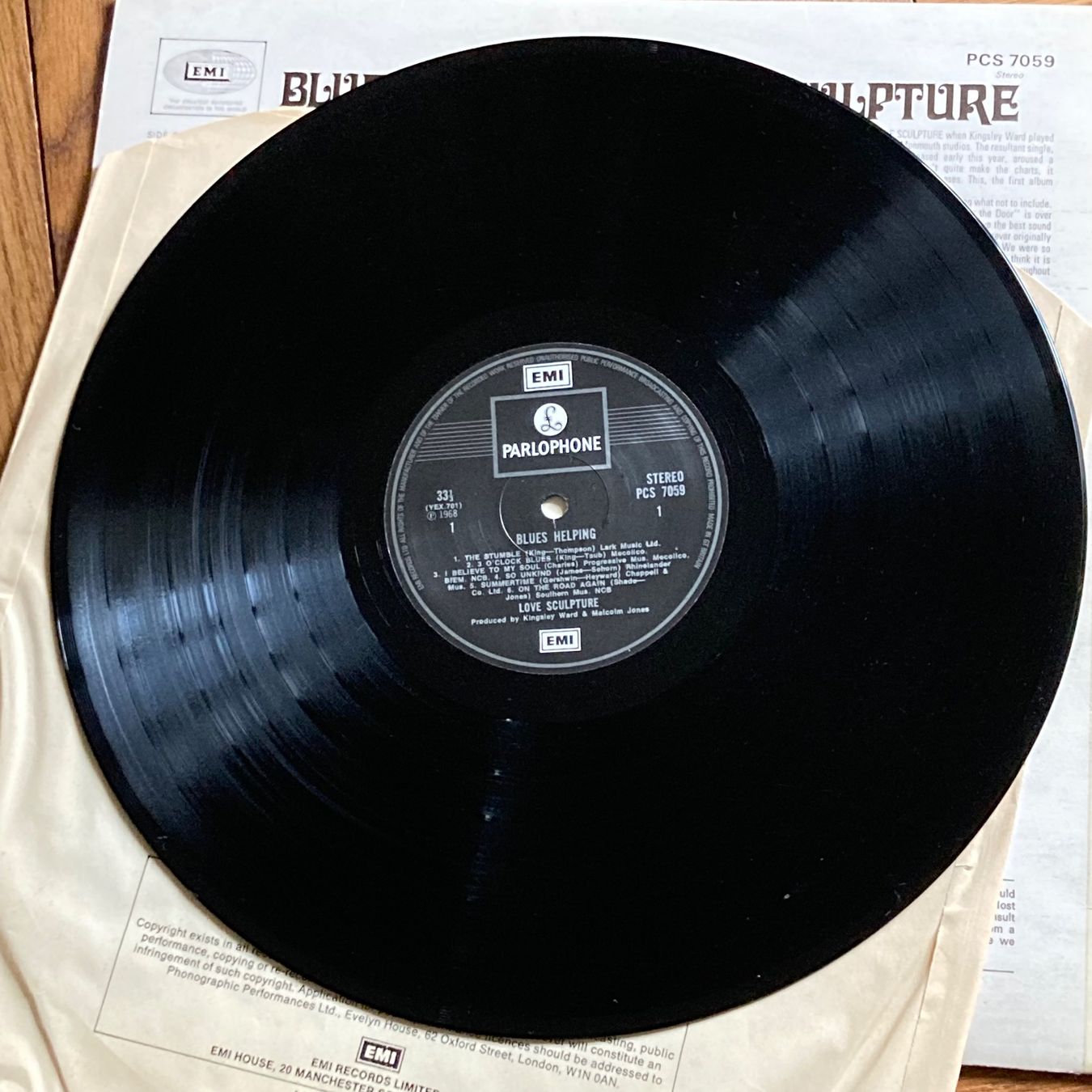 Dischi in vinile: Love Sculpture - Blues Helping, LP – Usato da Bern venduto da Ntsamina 2
