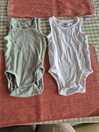 H&M Sommer Body Set, Grösse 74 (6-9 Mt).Organic Cotton.
