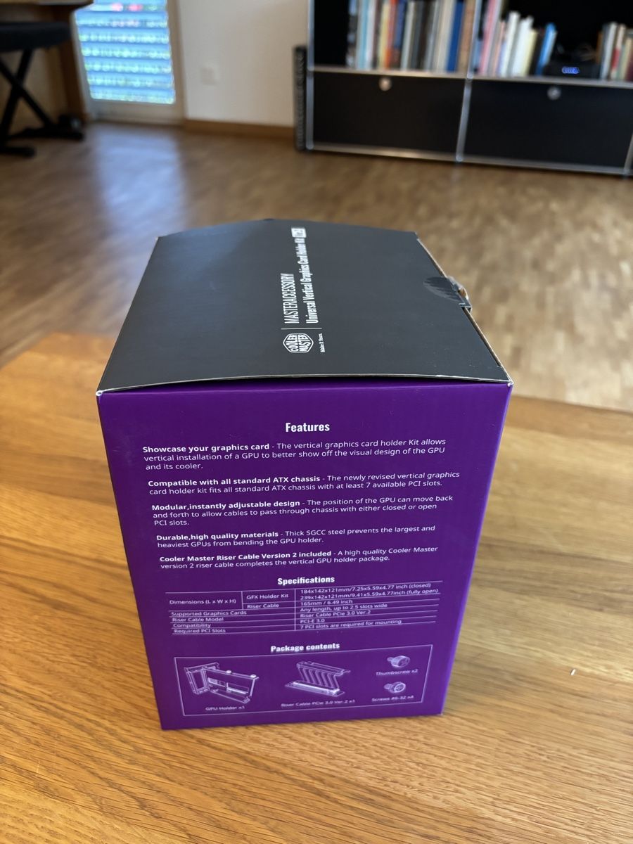 Cooler Master Vertical Graphics Card Holder Kit Ver.2 (Gebraucht) in St ...