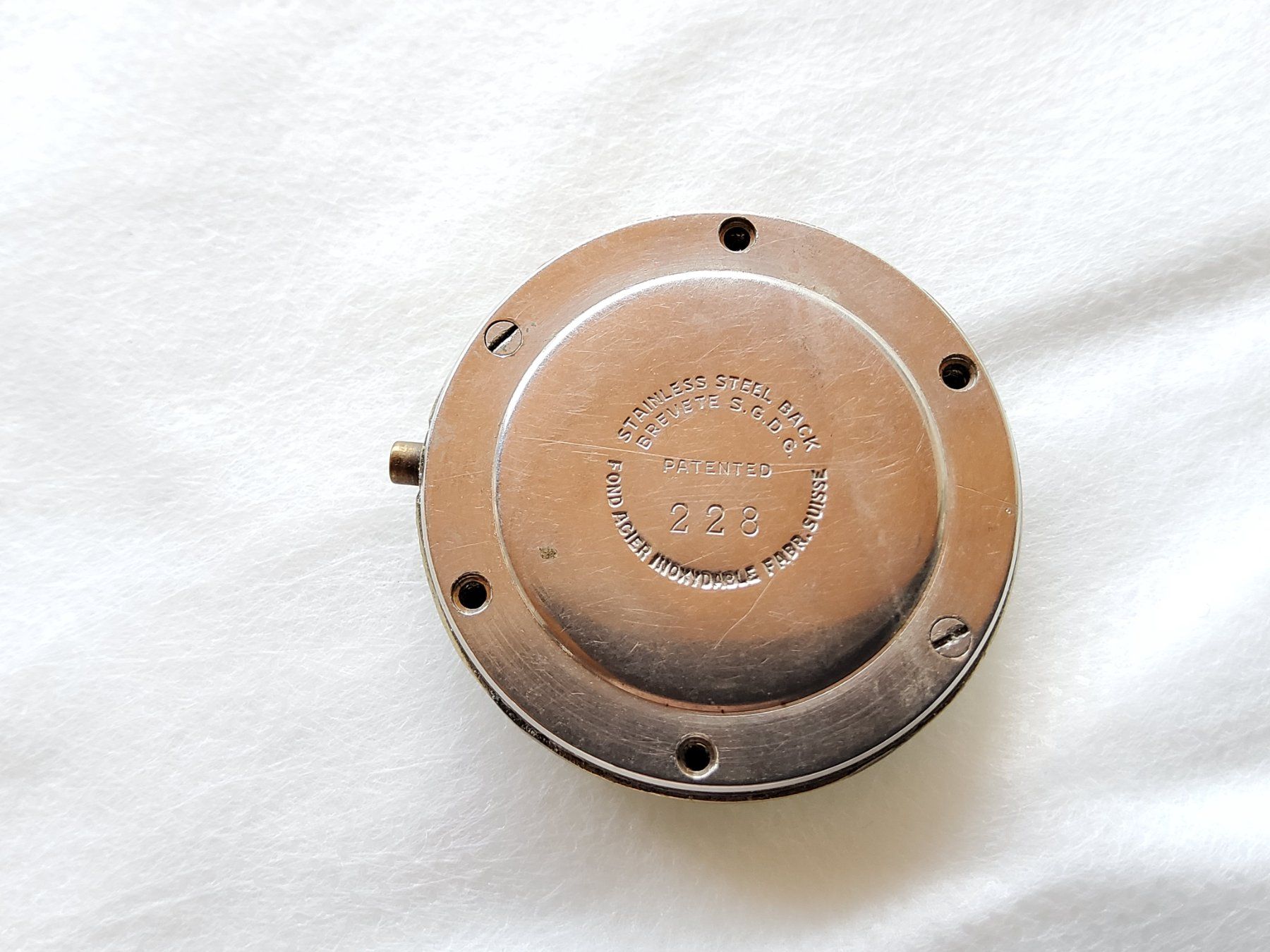 Orologi: Ancienne montre mécanique  – Difettoso da Malleray venduto da Broc-antique 3