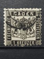 Baden Mi-Nr.17 gestempelt Gutes Erhaltung für die Ausgaben