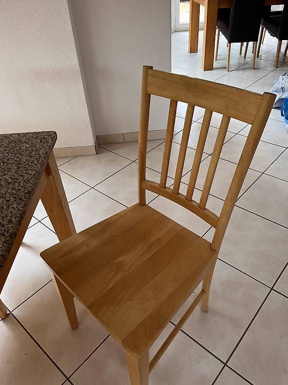 Tischset: Table cuisine plateau granit & 4 chaises  – Gebraucht aus Les Evouettes von Florikatia 3