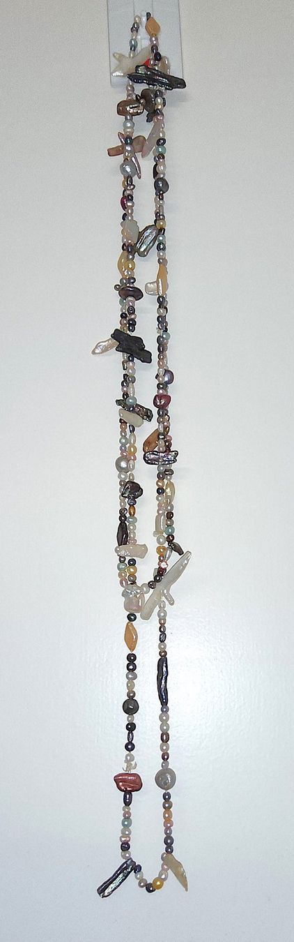 Perle (finte): Tolle rare Perlenkette - verschiedene Arten Perlen - 1970er – Usato da Thalwil venduto da freespirit-jp 8