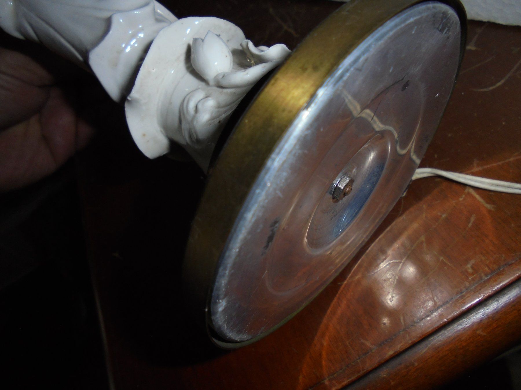 Lampade: Alte Tischlampe, ca. 1930.40 – Usato da Camorino venduto da Hunpete 8