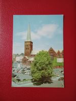 AK Dänemark Arhus Kathedrale alte Autos (952)