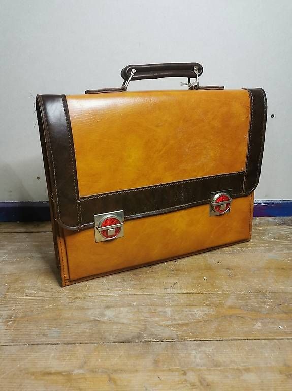 Valigie & Borse: Antike Ledertasche / Schultasche / Aktentasche  – Usato da Winterthur venduto da Cyi_paint 4