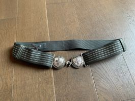 Schweizer Offiziersgurt Silber