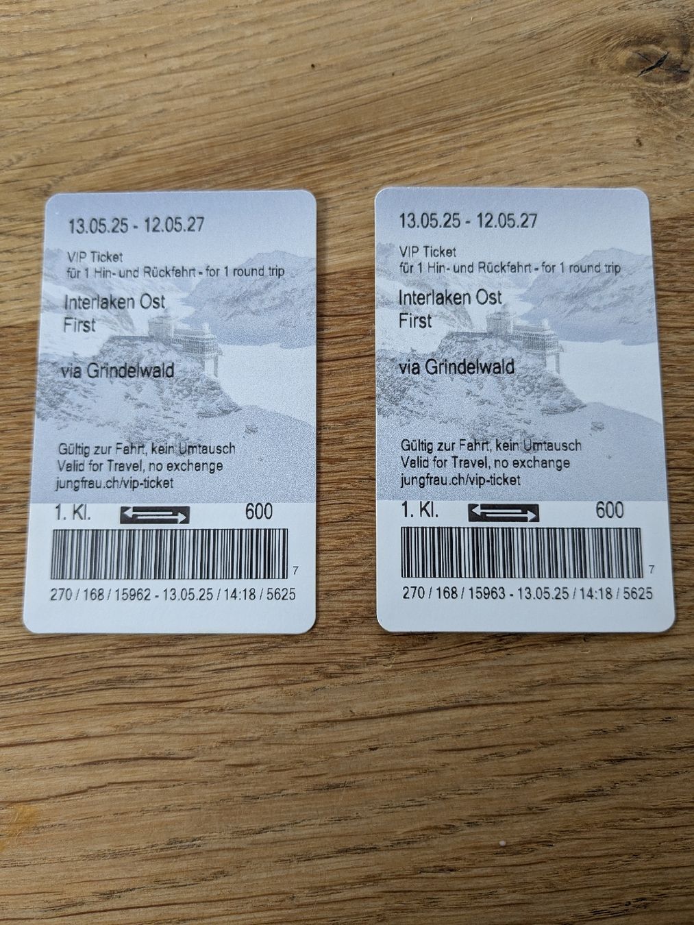 Biglietti: Tickets Grindelwald First  – Nuovo e nell'imballaggio originale da adelboden venduto da jonathanschmid