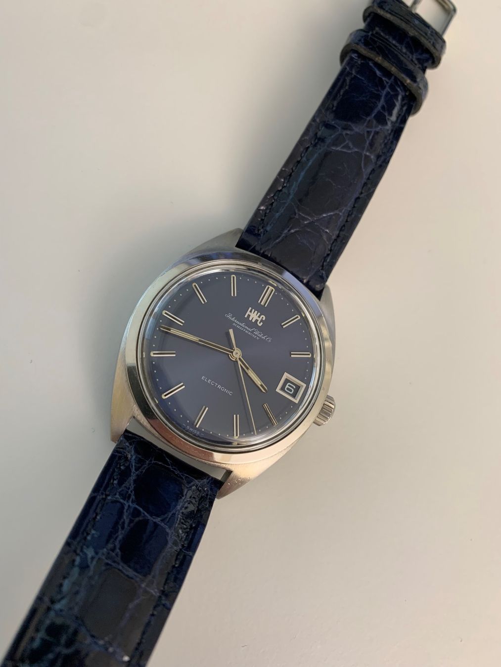IWC Orologi: IWC Electronic Vintage Uhr 36mm läuft – Usato da Goldau venduto da WatchDealer1 3