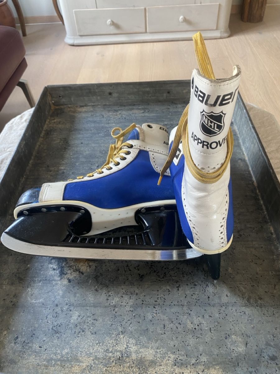 Bauer Pattini da ghiaccio: Eishockeyschlittschuhe Bauer blau weiss Gr.41 – Usato da Embrach venduto da bea_8424 6