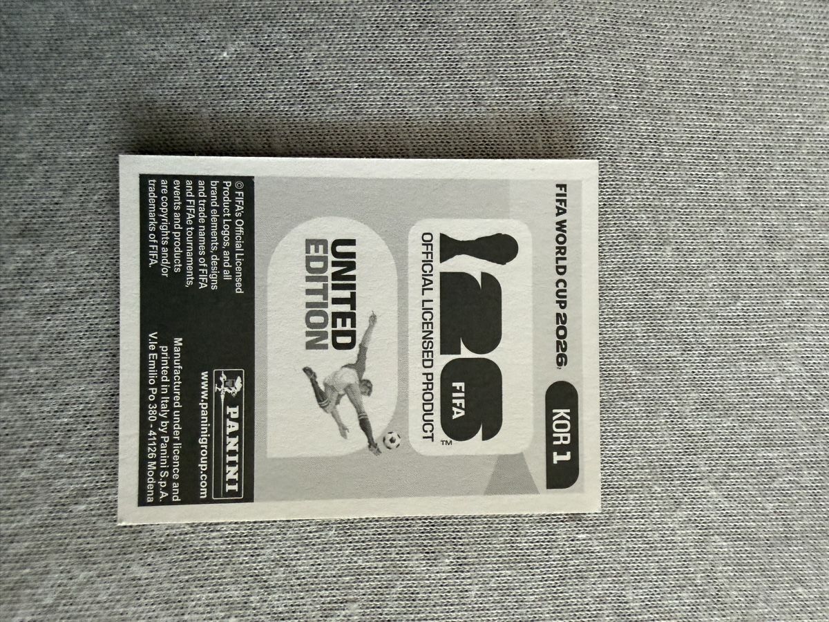 Panini Sammelbilder & Trading cards: KOR 1, Panini – Neu (gemäss Beschreibung) aus Amriswil von ALETAL 1