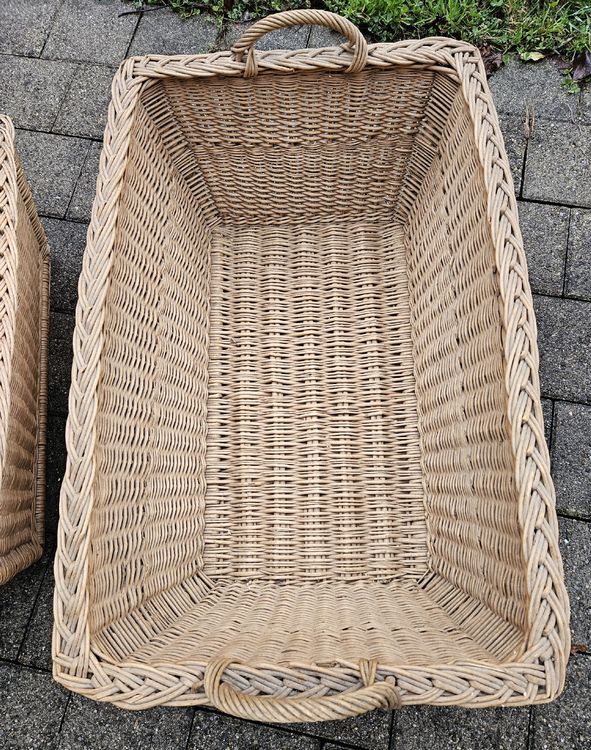 Picknickkorb Weidenkorb Mit Griff Gewebter Korb Pic Produktbild-Vorschau 9