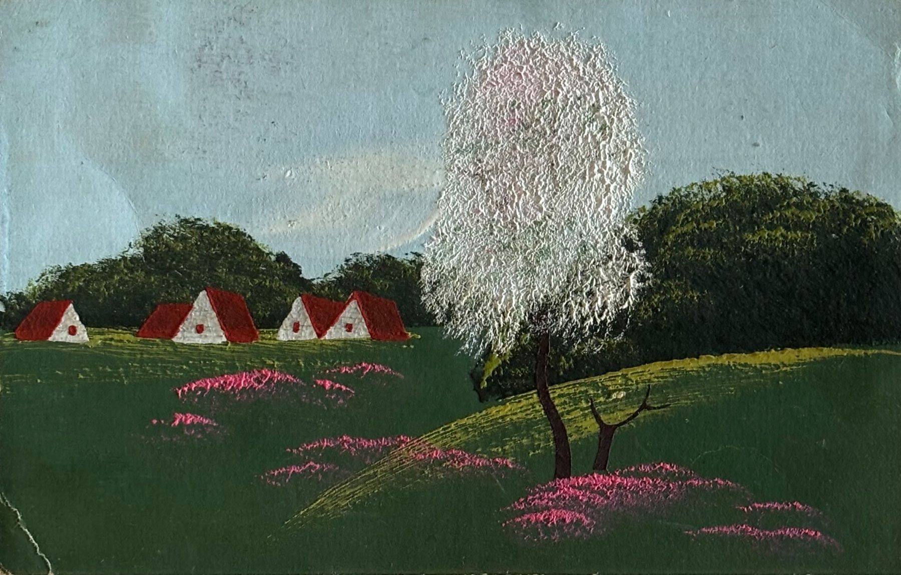 Ansichtskarten: Original Handgemalt, Landschaft – Gebraucht aus Frauenfeld von Merk52