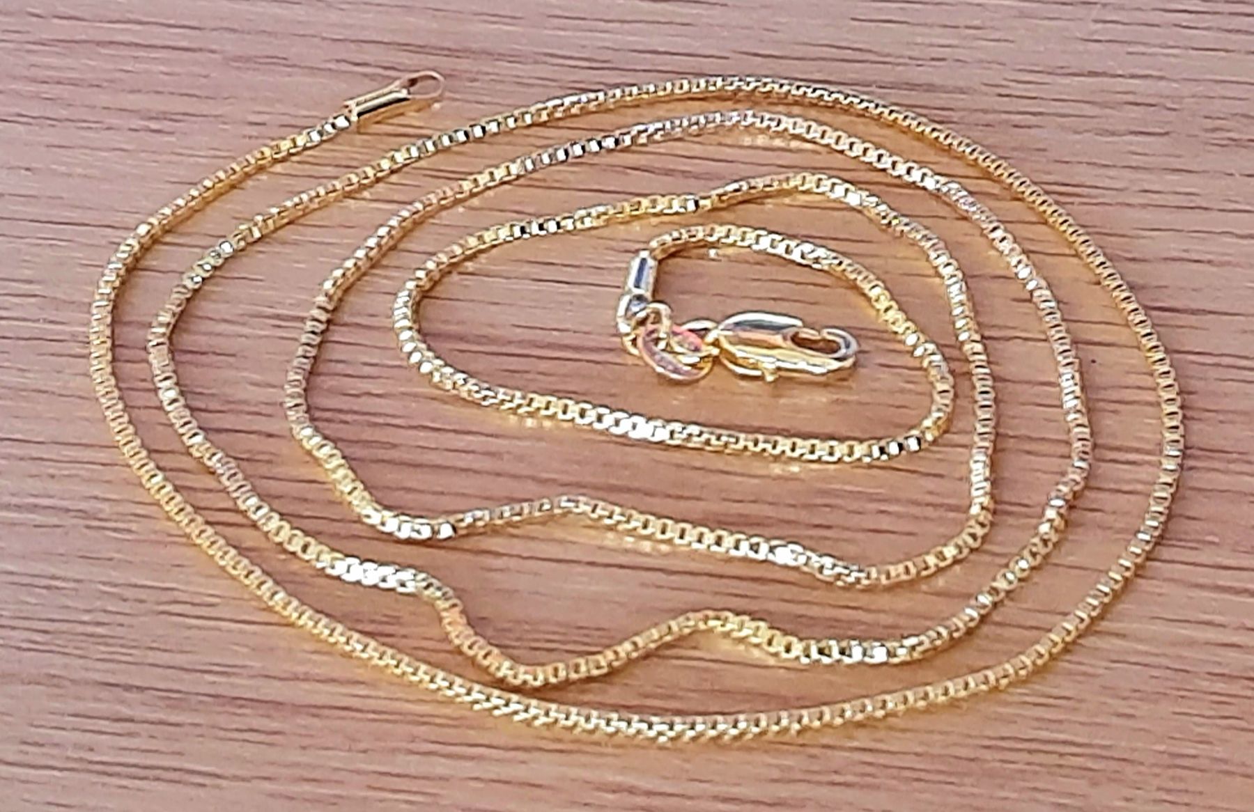 Ketten: Chaînette plaqué or 18k – Neu und originalverpackt aus St-Imier von supernova21 1