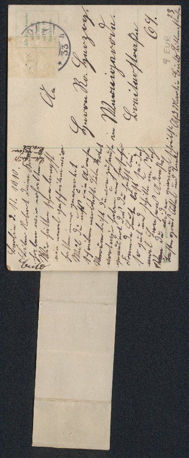 Cartoline postali: Leporello-AK Berlin, Briefträger mit An – Usato da Berlin venduto da bartko-reher 1
