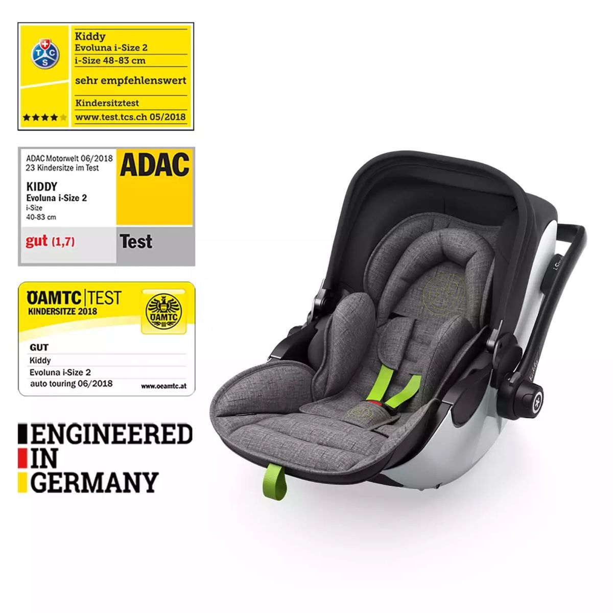 Kiddy Seggiolini per auto: Kiddy Babyschale Evoluna i-Size 2 – Usato da Siebnen venduto da thuno 3