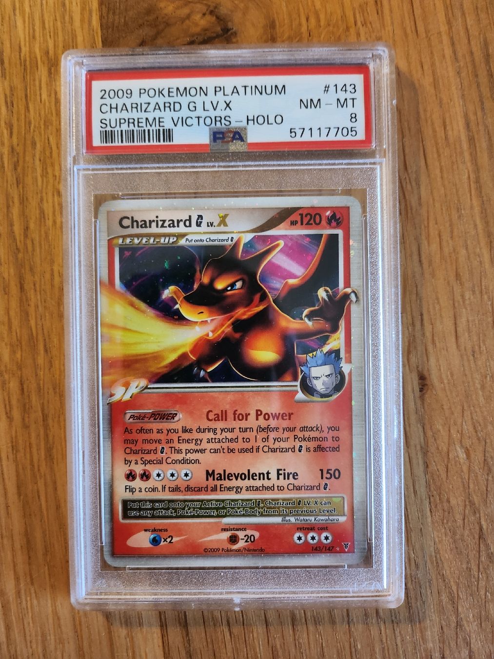 Pokémon Sammelbilder & Trading cards: Charizard lv.X 2009 ENG PSA 8 – Neu (gemäss Beschreibung) aus Gland von