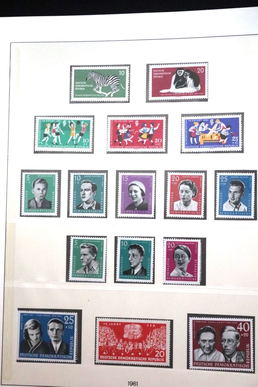 Tutti i francobolli: DDR 1961 MI.-Nr. 807-868 MNH – Nuovo (secondo la descrizione) da Erlach venduto da Minka123 1