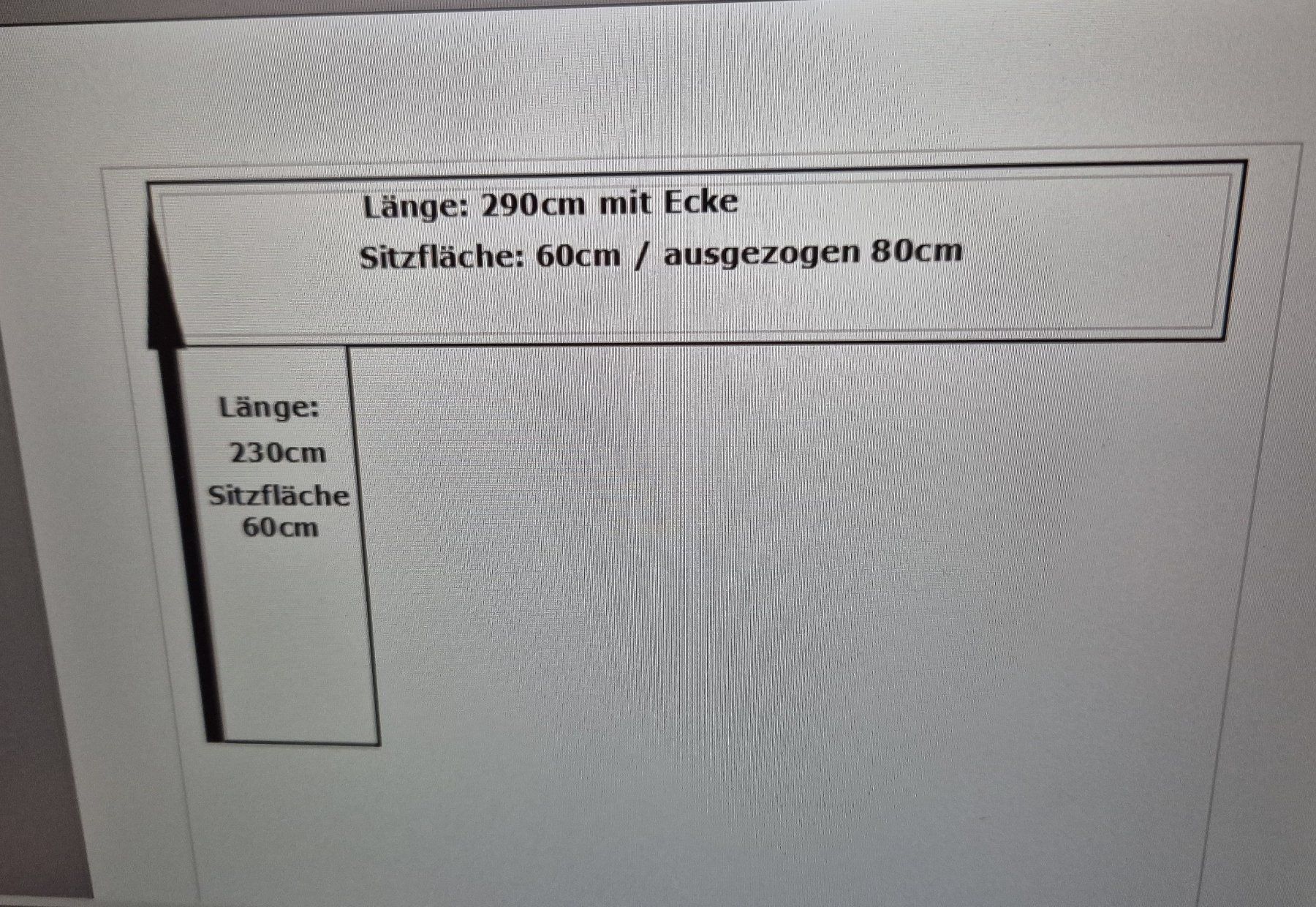 Divani: Ecksofa mit Bettfunktion/ Microfaser – Usato da Schneisingen venduto da bri_5kwj 3