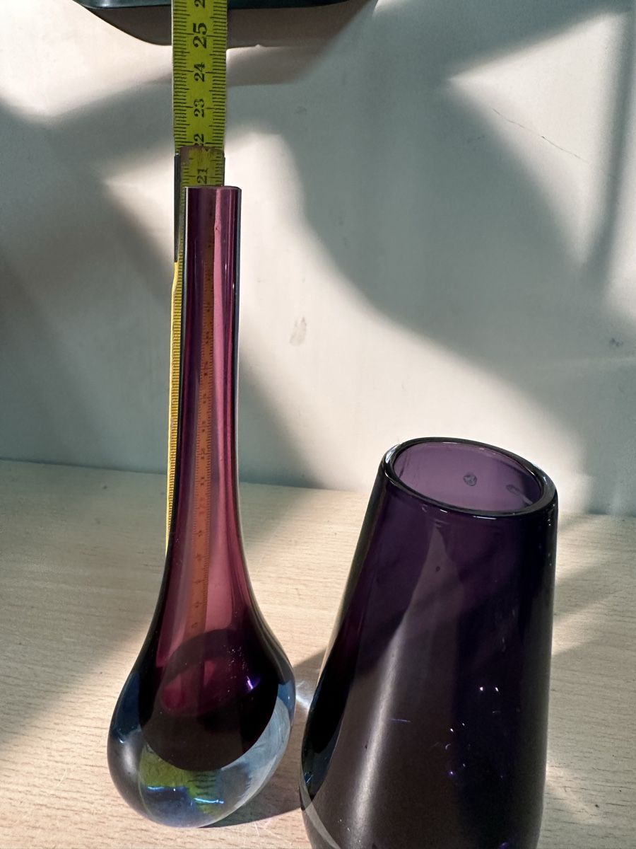 Murano Vasi & Recipienti: 2x Vases design en verre soufflé Murano – Usato da Lausanne venduto da artnouveau04 7