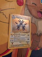 Pokemon Karte Magneton Basis Set gebraucht Zustand