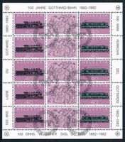 1982 100 Jahre Gotthard - Bahn gest.