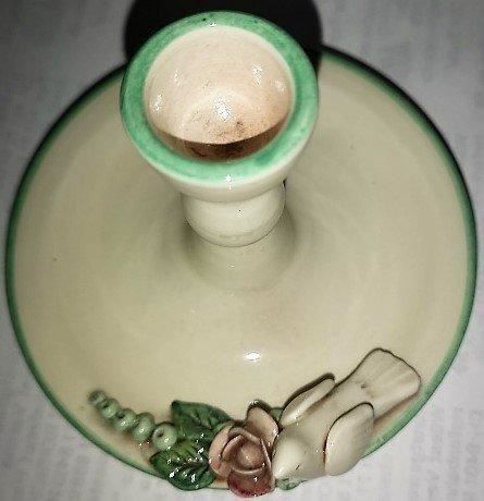 Portacandele: Kerzenständer mit Taube aus Keramik – Nuovo (secondo la descrizione) da Lutzenberg venduto da Truhe 3