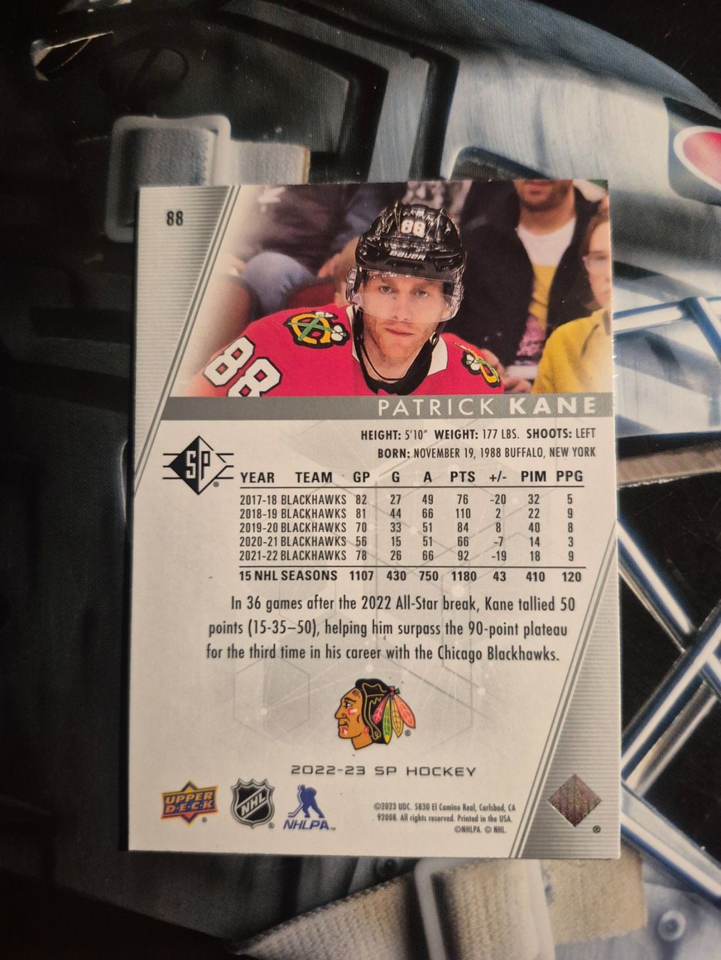 NHL Sammelbilder & Trading cards: NHL Patrick Kane Chicago Blackhawks – Gebraucht aus Treiten von Sauber73 1