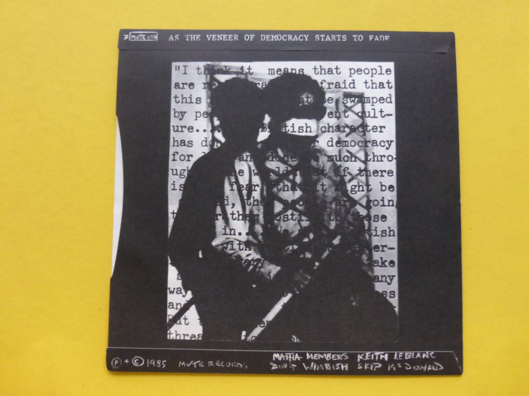 Dischi in vinile: Mark Stewart – Hypnotized – Usato da Zürich venduto da Swiss57 1