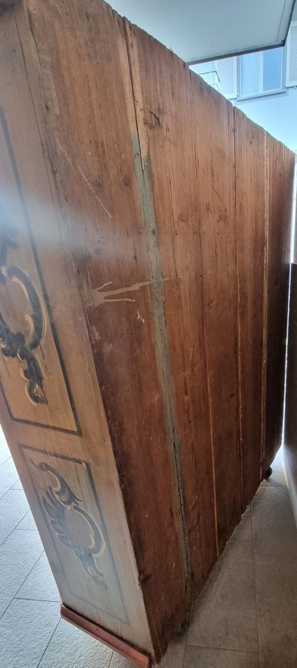 Armadi: Antiker bemalter Bauernschrank Barock 1792 – Usato da Flums venduto da Flumsantik 7