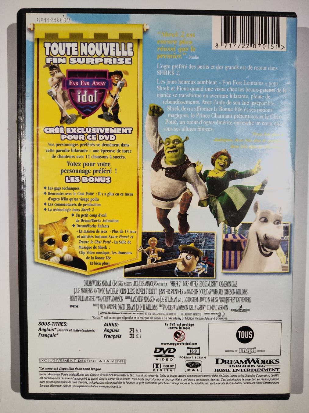 Alle DVDs: DVD - Shrek 2 – Gebraucht aus Commugny von Teksen 1