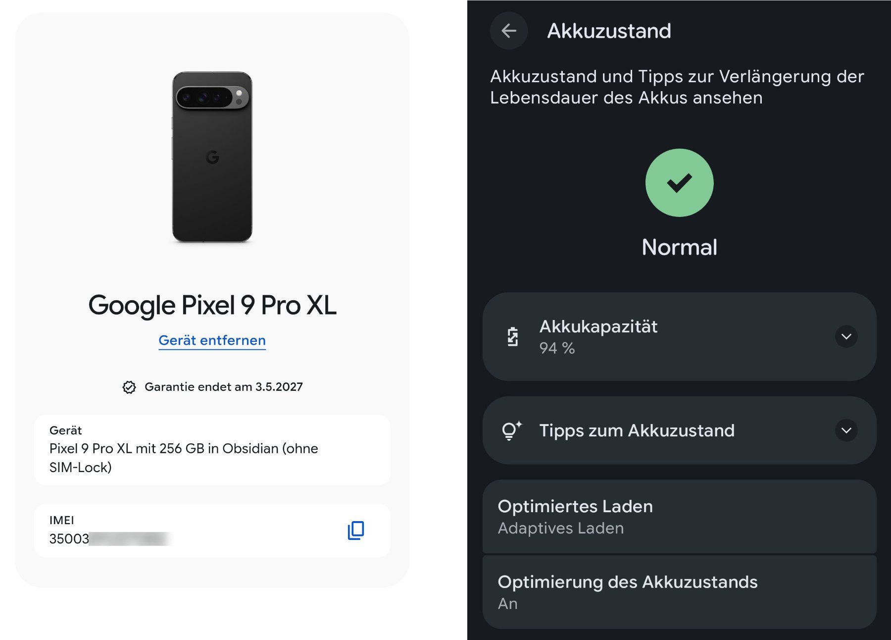 Google Telefoni cellulari / Smartphones: Google Pixel 9 Pro XL (256GB) – Usato da Beringen venduto da LukasL0102 9