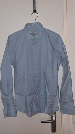 Chemise MONTENAPOLEONE Bleu Royal Slim Fit Taille 39