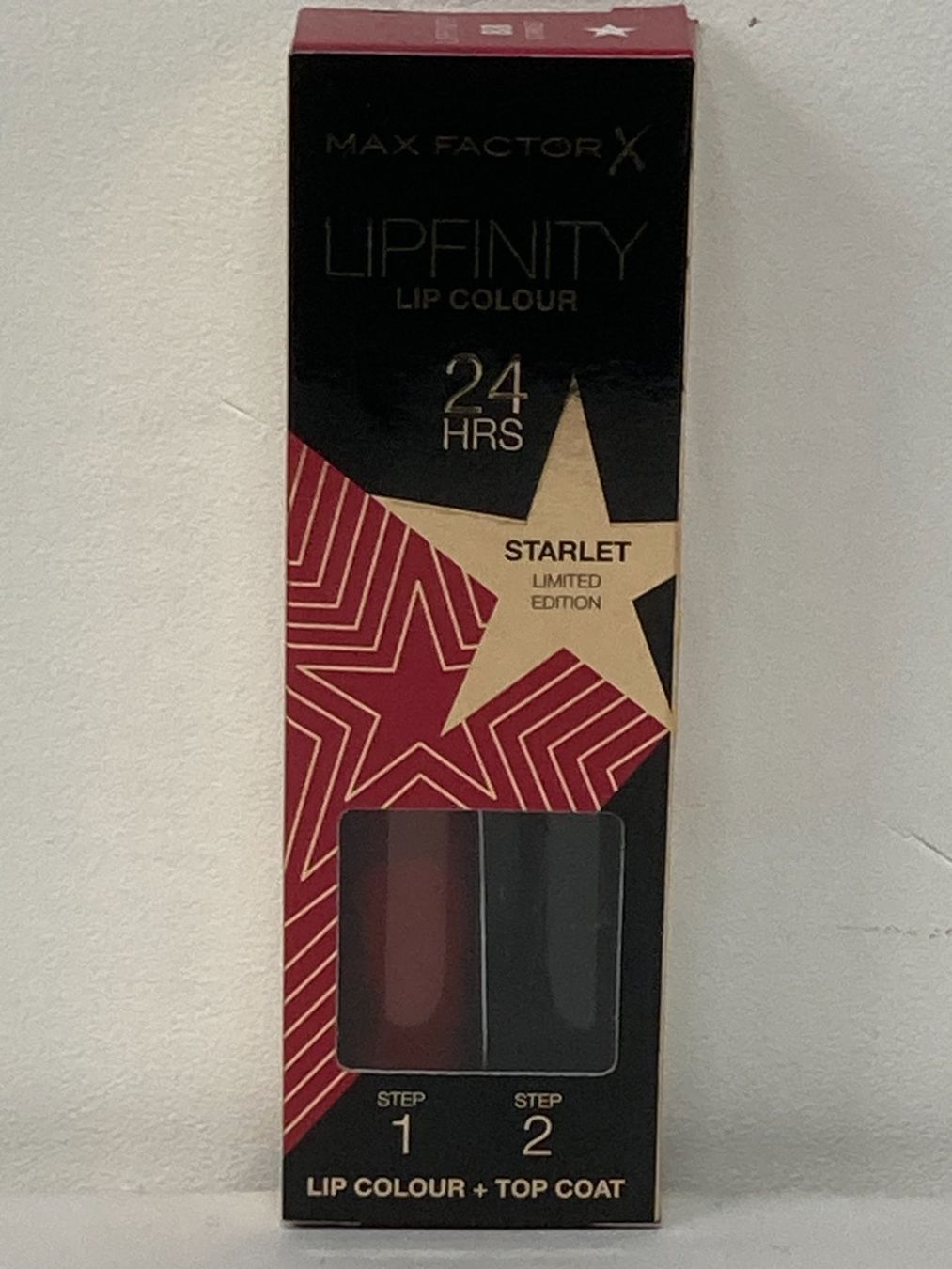 Maquillage: MAX FACTOR Lipfinity  Lip Colour + Top Coat # 88 STARLET – Neuf (Voir description) à Vezia par Aquarius_Age