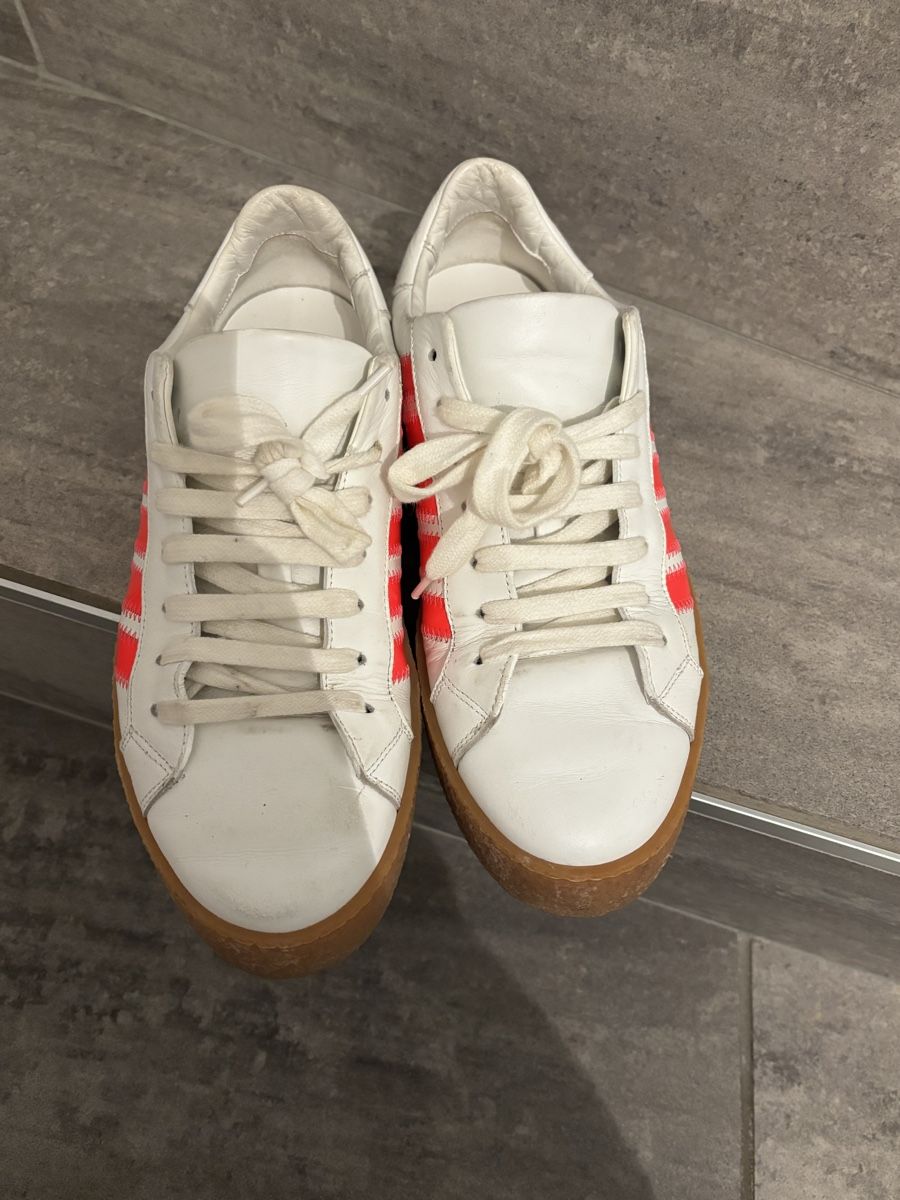 Dsquared2 Scarpe da donna: Dsquared2 Sneaker weiss/neonpink – Usato da Hilterfingen venduto da lavendu 7
