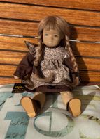 Original Heidi  Ott Puppe mit Zöpfen im Herbstoutfit