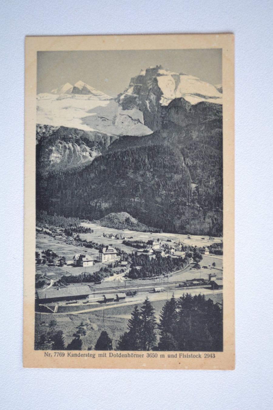 Cartoline postali: AK Kandersteg mit Doldenhörner BE – Usato da Beinwil am See venduto da kajak55