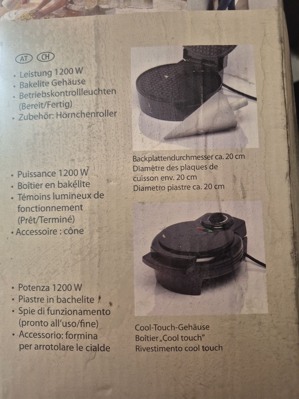 Appareils de cuisine: Cialdiera Studio 1200W  – D'occasion à Lostallo par Barshei79 1