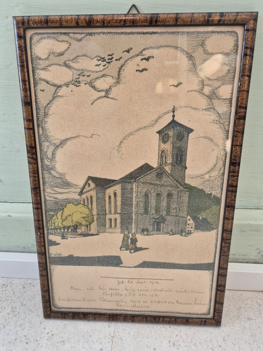 Poster & Bilder: Konfirmation Wattwil – Gebraucht aus Brunnadern von eichmann.anton 1