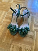 Sandales vertes fantaisie 