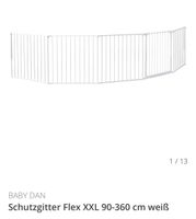 Baby Dan Schutzgitter Flex XXL 90-350 cm weiss