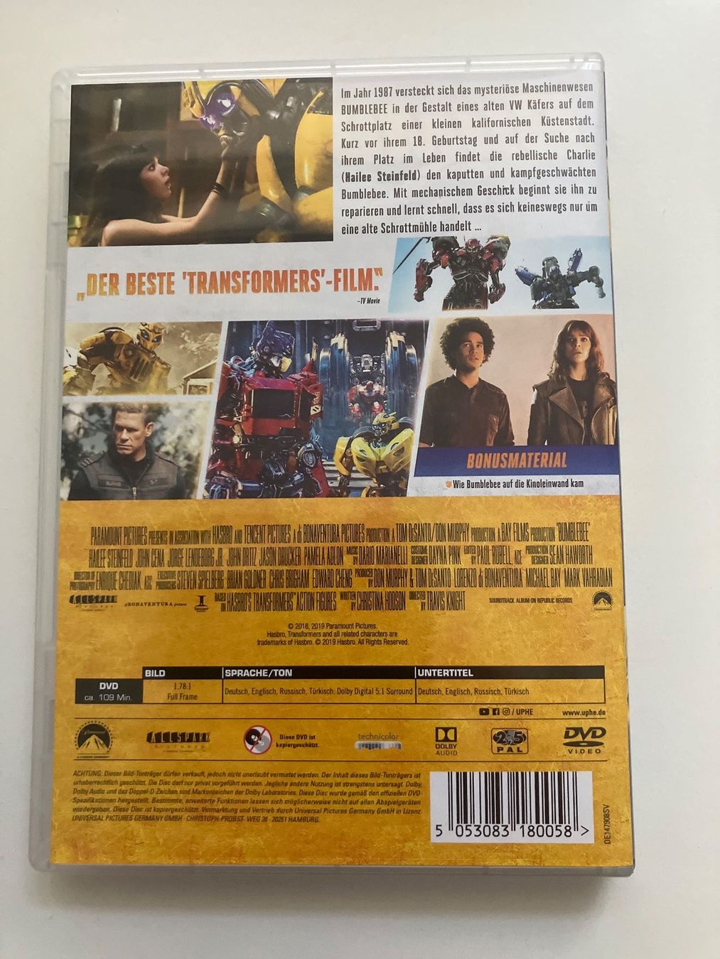 Tutti i DVDs: Bumblebee (2018) · DVD - – Usato da Arbon venduto da HelFer01 1