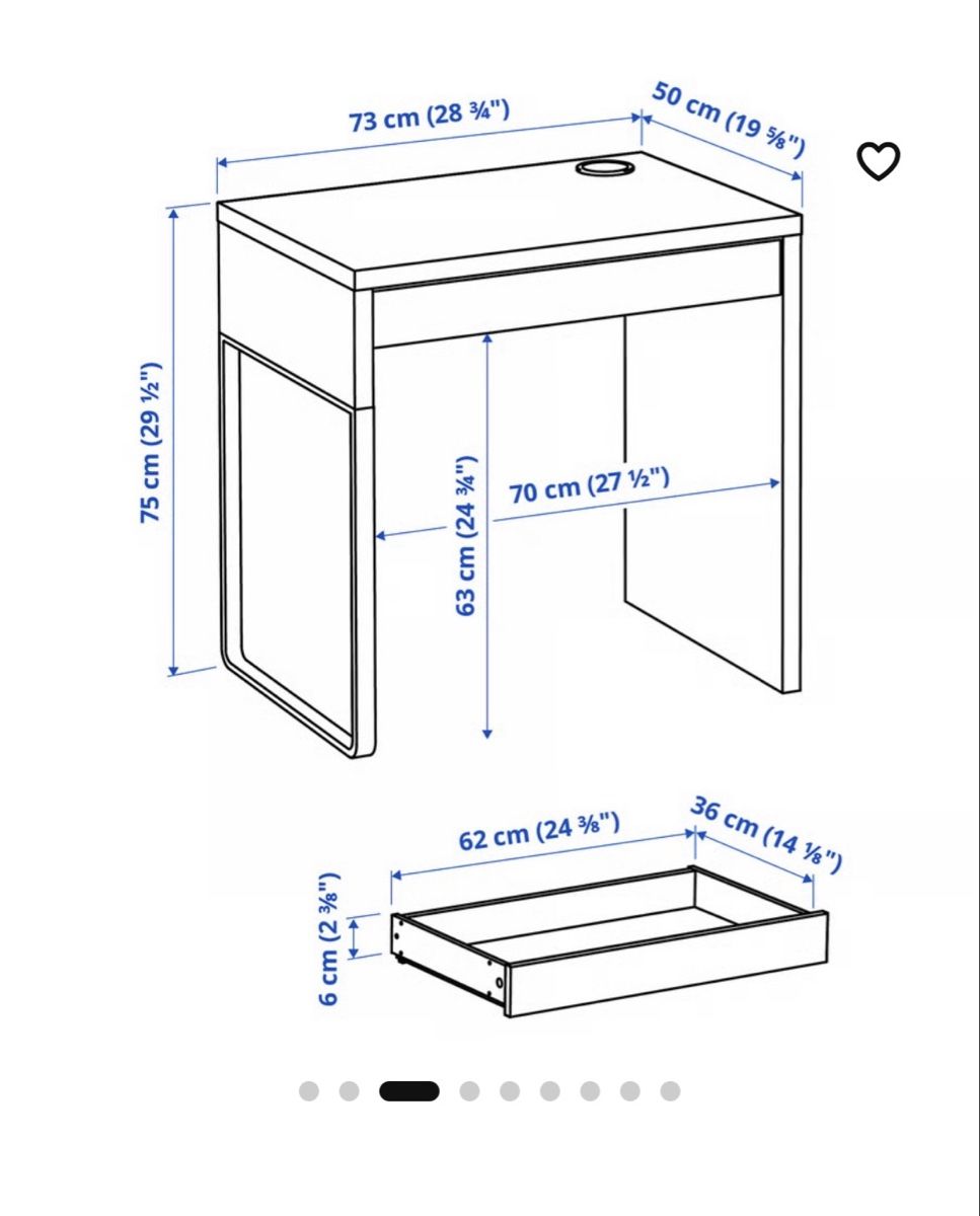 Schreibtische: Bureau IKEA  – Gebraucht aus Vullierens von rap_n9ht 1