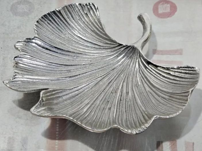 Tutte le decorazioni: Schmuckschale Gingkoblatt Silber Massiv – Nuovo (secondo la descrizione) da Winterthur venduto da bibummi 7