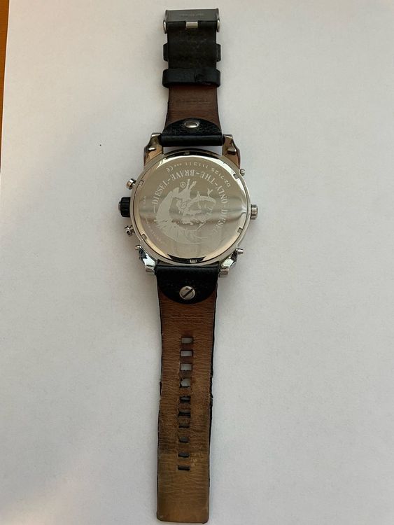 Diesel Mr.Daddy Chronograph Silver Black Watch DZ7125 3