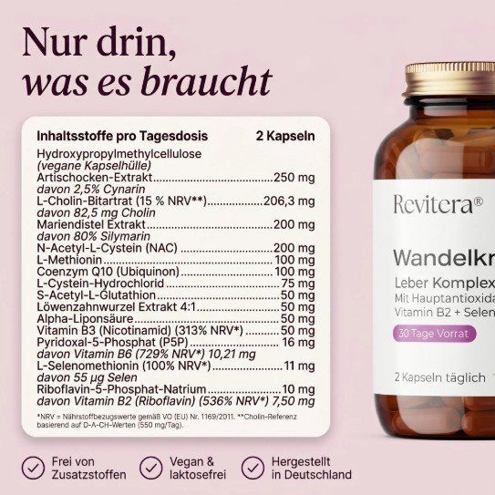 Lebensmittel & Spezialitäten: Wandelkraft Leber-Schilddrüsen-Komplex – Neu und originalverpackt aus Burgdorf von Talora 1