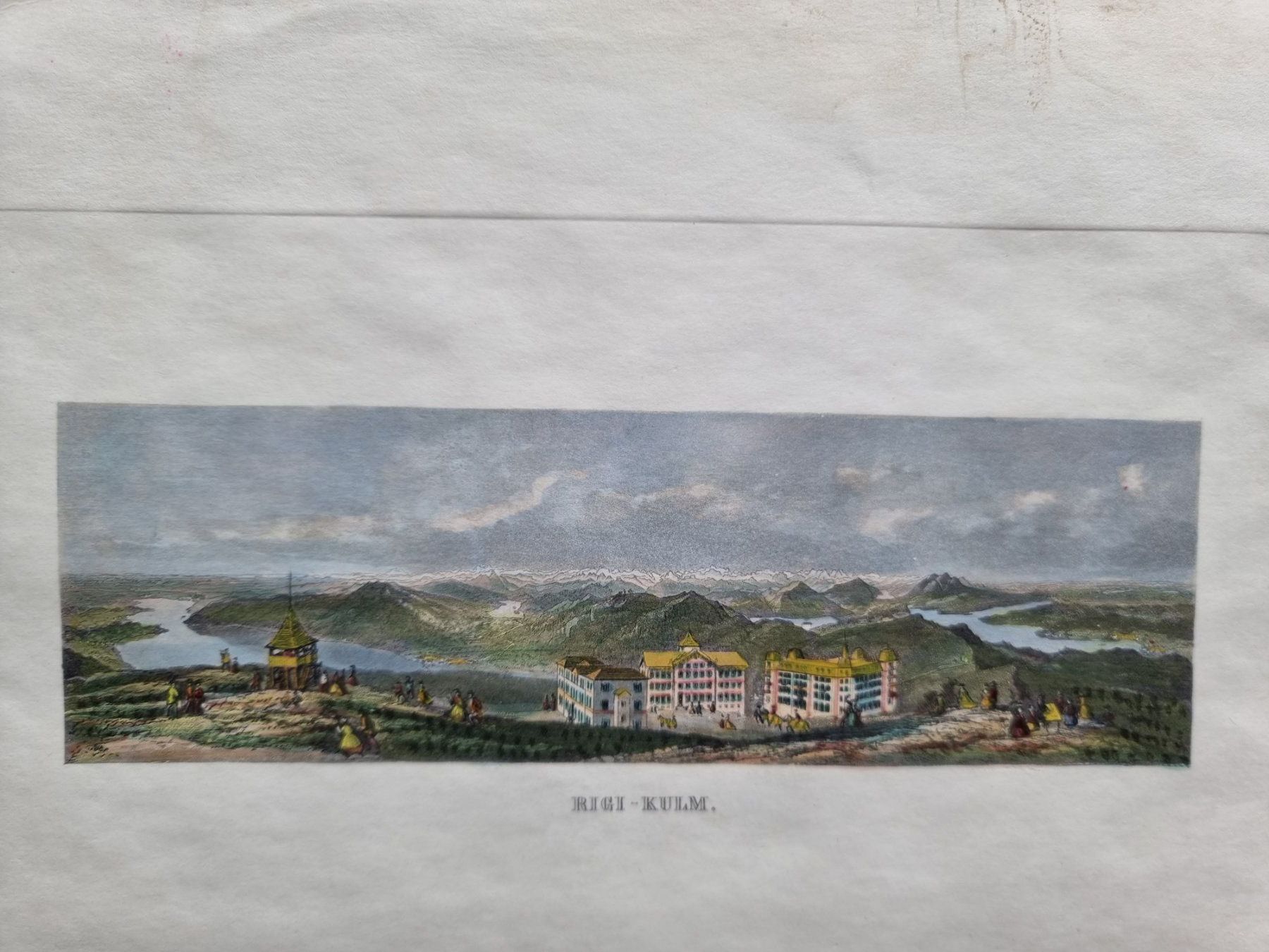 Incisioni: RIGI AQUATINTA BLATTGRÖSSE CA.34X25CM – Usato da Gersau venduto da grafik-kunst