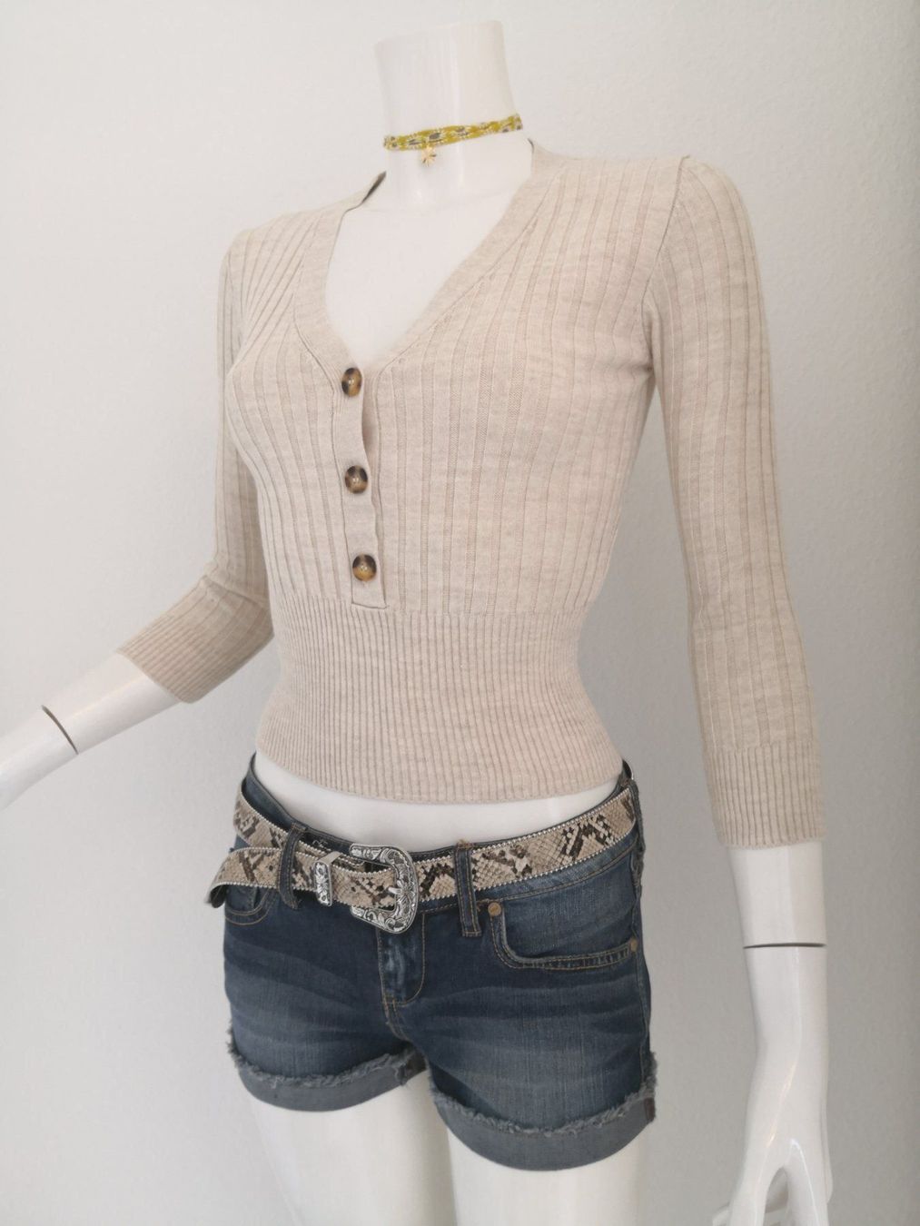 Mango Maglioni & Felpe: 🤩MANGO STRICK PULLOVER BEIGE & KNÖPFE NEU & D&G P. – Nuovo (secondo la descrizione) da Olten venduto da Naja-Twins-Twins 5
