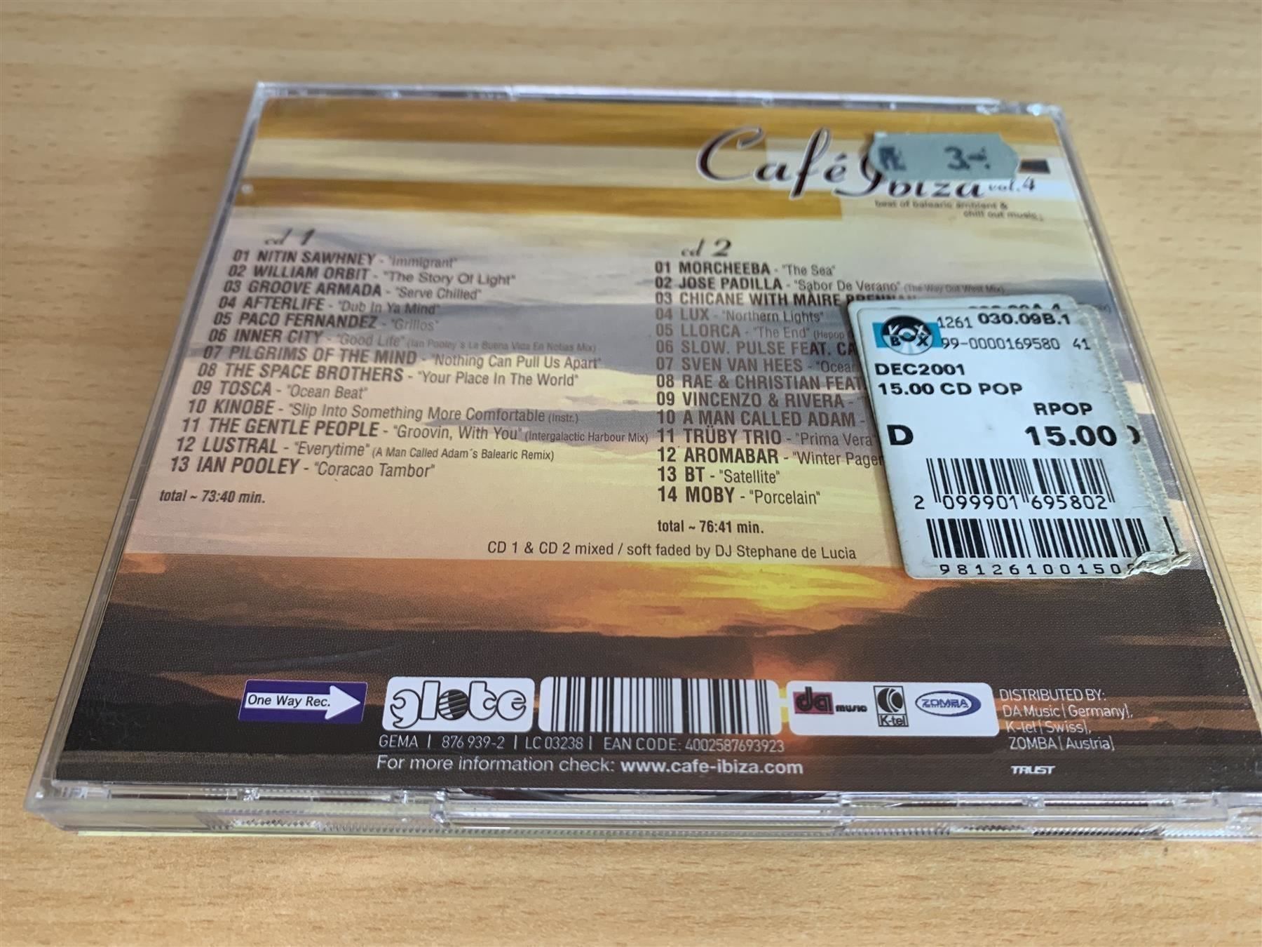 CD: Café Ibiza Vol. 4 - 2 CD – Usato da Rikon im Tösstal venduto da Alpenmutz 1