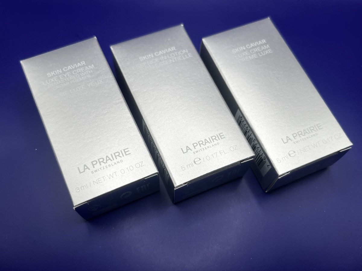 La Prairie Cura del viso: Set voyage 3 x La Prairie – Nuovo e nell'imballaggio originale da Genève venduto da StaceyH